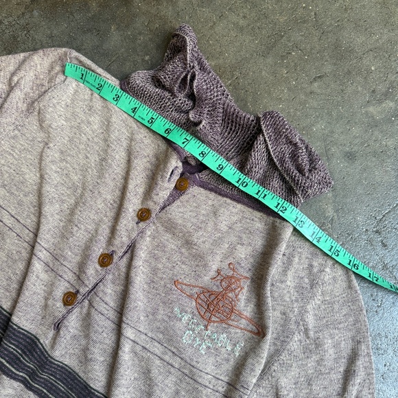 Vivienne Westwood New 2014 Gold Label Purple Knitted Silk Yarn Polo - Picture 8 of 16